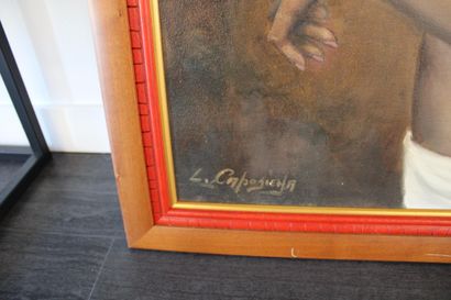 Oil on canvas, Leonardo CAPOSIENA, 