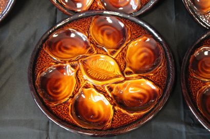 6 St Clément oyster plates