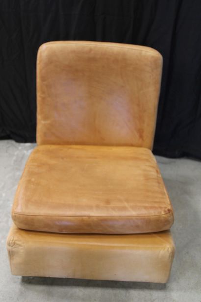 Two seater sofa and two armchairs in assorted...