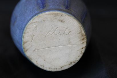 Blue vase/amphora Gilbert METENIER
