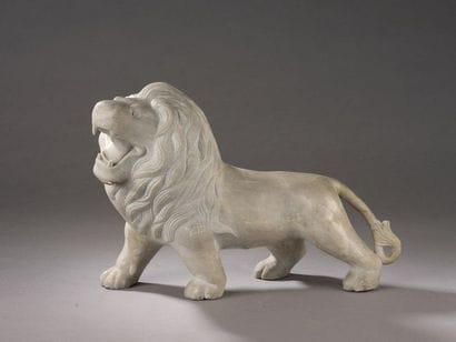 1863. Règne de S.M. l'Empereur Tu Duc (1847-1883).

Lion...