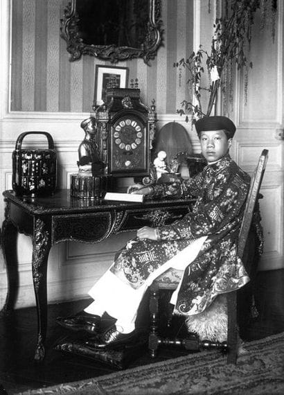 1922. Buste impérial de S.M. Khai Dinh (1885-1925)...