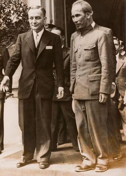 Photographie de presse originale de Ho Chi...