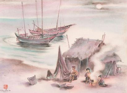 Tran Van Tho (1917-XXe)

Ecole des Beaux-Arts...