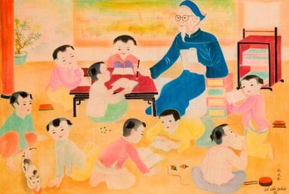 Lê Van Binh (XXe)

Le Maître d'école. 

Peinture...