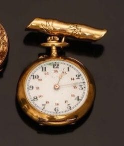 Ensemble en or jaune 18K (750 °/°°) vers...