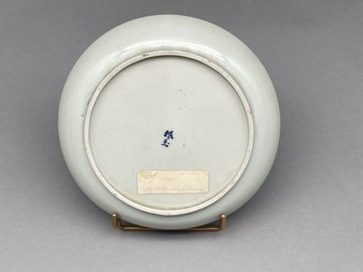 Blue and white porcelain dish called 