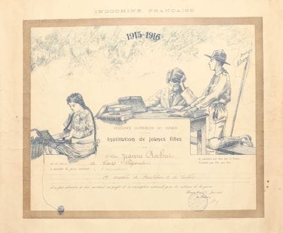 1915-1916

INDOCHINE FRANCAISE. Résidence...