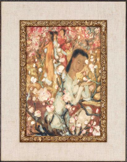 
LÊ PHO (1907-2001)

Young girls fishing....