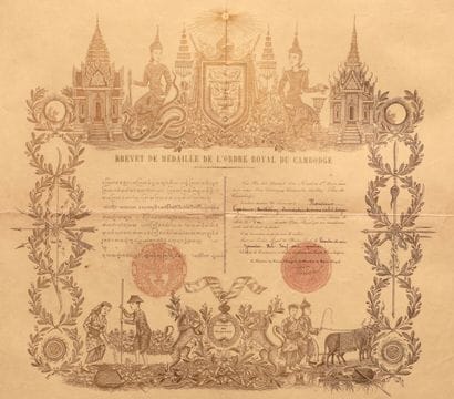 1904-1923

Ensemble de 5 brevets de décorations...