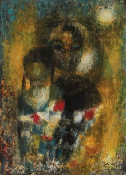 Dang LEBADANG (1921-2015). 



Maternity.

Gouache...