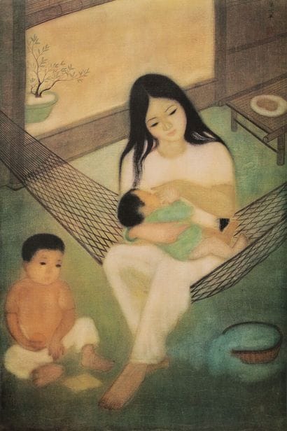 LE VAN BINH (XXe).

L'amour maternel.

Reproduction...
