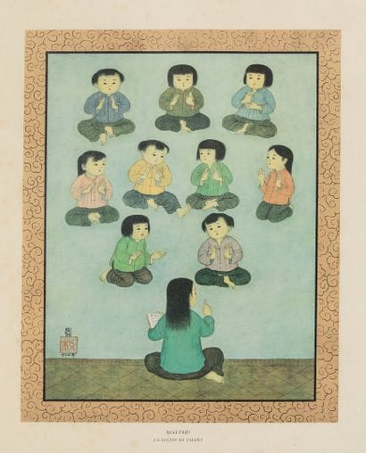 MAI-THU (1906-1980).

La leçon de chant....