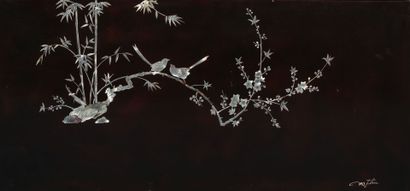 Birds on branches and Immortals.

Pair of...