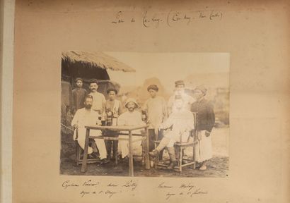 1888-1894.

Album photos d'un lieutenant...