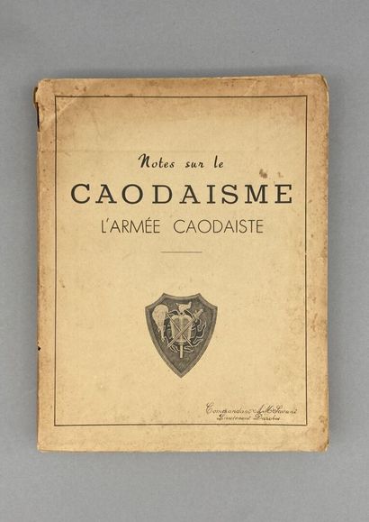 1952-1954 

[CAODAISME]

Ensemble de 5 tapuscrits,...
