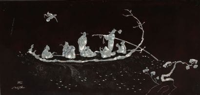 Birds on branches and Immortals.

Pair of...