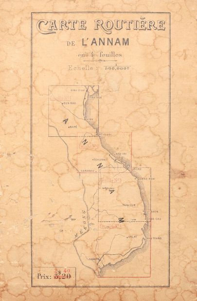 1923-1925

Carte routière de l'Annam 

Carte...
