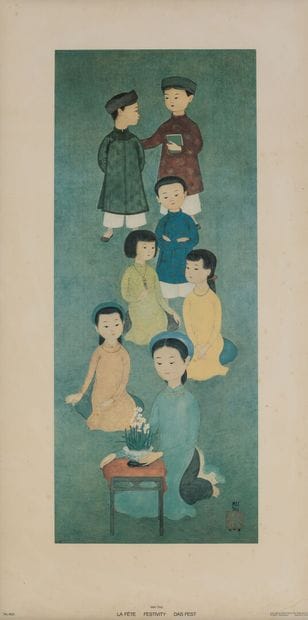 MAI-THU (1906-1980). 

La fête, reproduction...