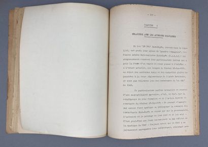 1952-1954 

[CAODAISME]

Ensemble de 5 tapuscrits,...