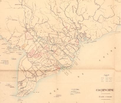 1936

Cochinchine. Carte des régions et des...