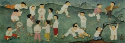 MAI-THU (1906-1980). 

La récréation.

Reproduction...