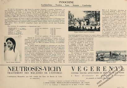 Le riz d'Indochine. Jeu en couleur sur papier...