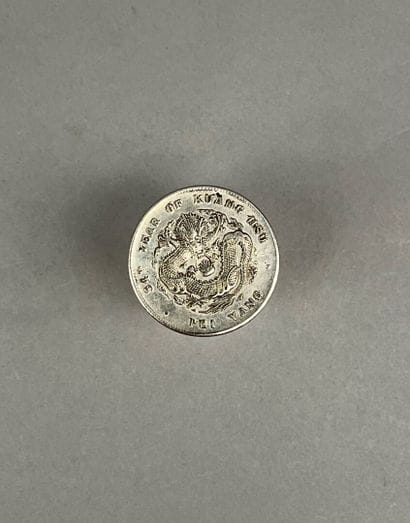 Silver plated metal box decorated with a...