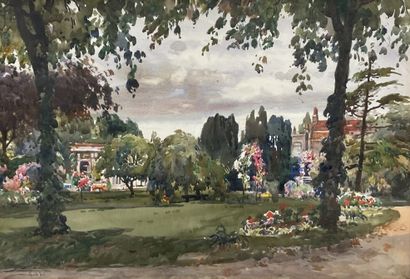 Eugène VILLON (1879-1951)

The garden of...