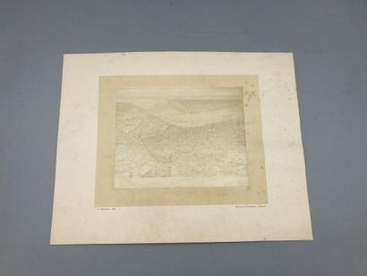 TERPEREAU (A.). 4 large photographs in period...