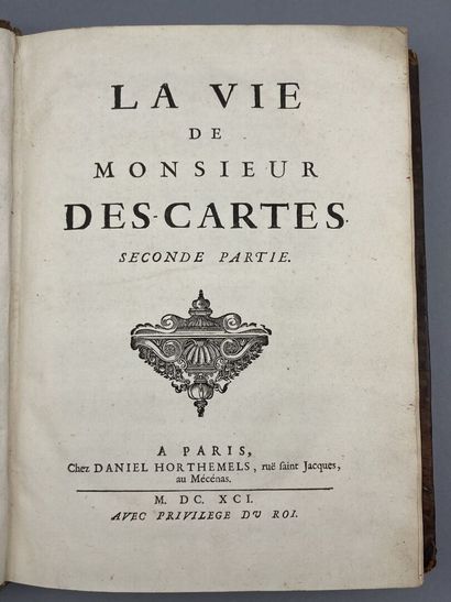 [BAILLET (Adrien)]. The life of Mr. Descartes....