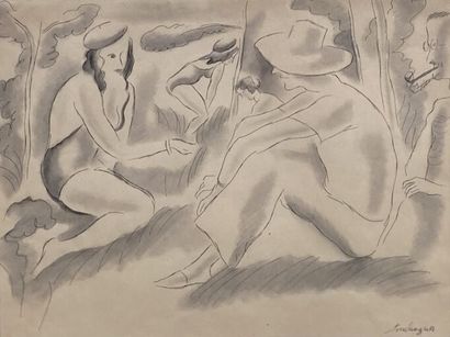 Louis TOUCHAGUES (1893-1974)

Cagnes, resting...
