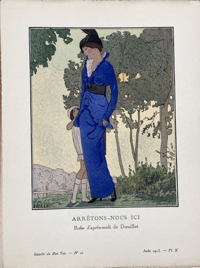 
Gazette du Bon Ton, four issues from July...