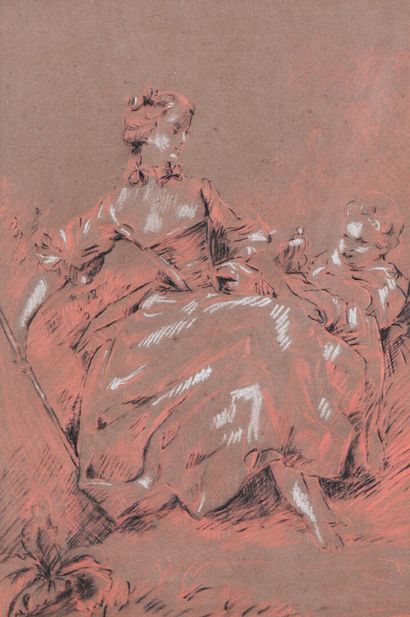 In the taste of Paul-César HELLEU (1859-1927)

Elegant...