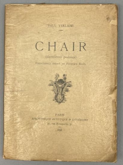 VERLAINE (Paul). Flesh (last poems). Unpublished...