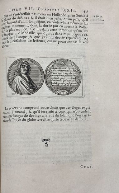 [BAILLET (Adrien)]. The life of Mr. Descartes....