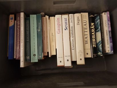 CASE including a lot of books including monographs...