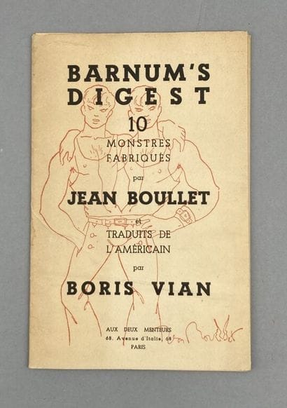 VIAN (Boris) & BOULLET (Jean), Barnum's digest....