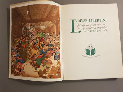 DUBOUT (Albert). The libertine muse, anthology...