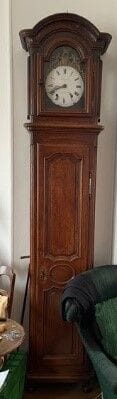 Straight floor regulator in molded walnut,...