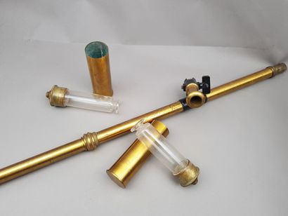 Set of 4 instruments for surveyor or geometer...
