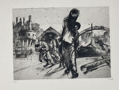 Lot including : 

- Laszlo BARTA (1902-1961)

The...
