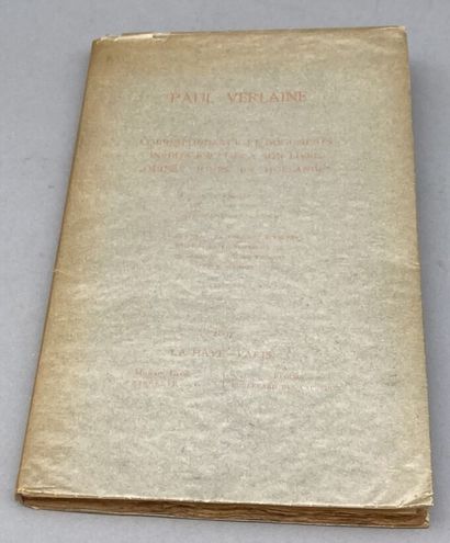 VERLAINE (Paul). Correspondence and unpublished...