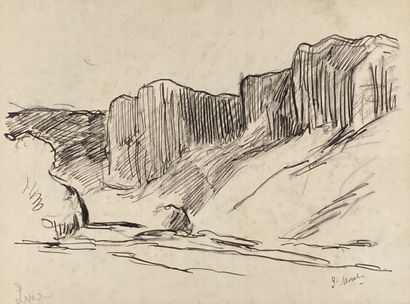 Lot including : 

- Maximilien LUCE (1858-1941)

Saint-Moré,...
