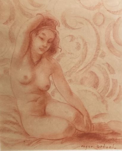 Roger BRÉVAL, 20th century French school

Seated...