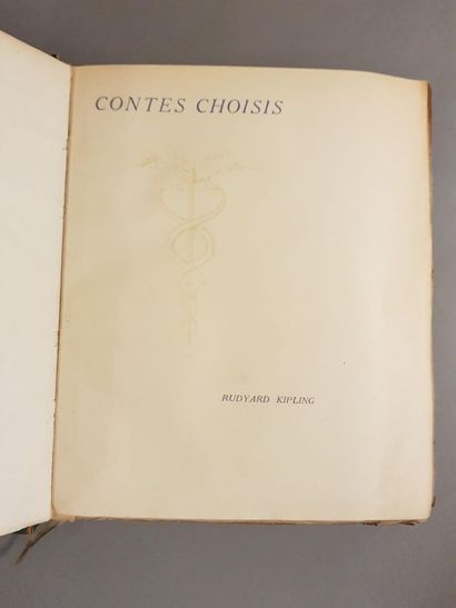 KIPLING (Rudyard). Contes choisis, translated...