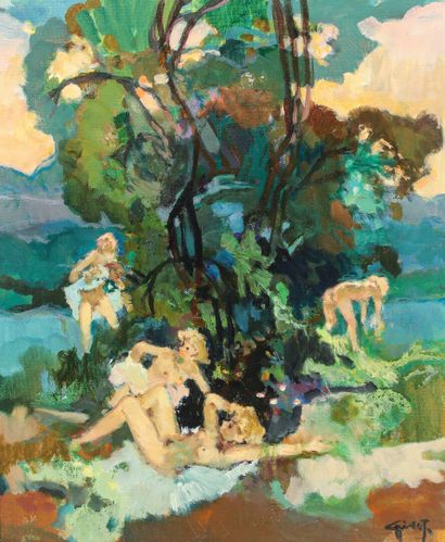 Pierre GRISOT (1911-1995)

The frolics

Oil...