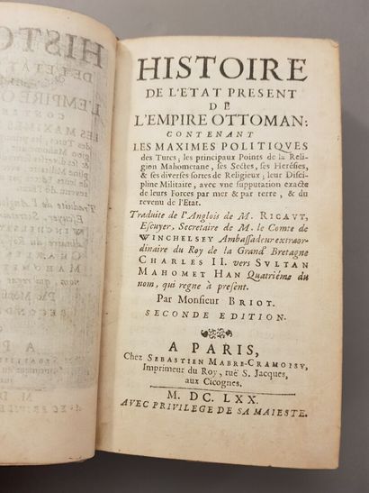 [Middle East - RYCAUT (Paul). History of...