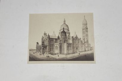 MARVILLE (Charles). View of the Sacré-Coeur,...