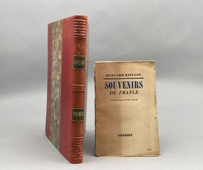 KIPLING (Rudyard). Poems. Text in French...